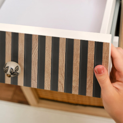 Papier adhésif pour meuble Lattes verticales