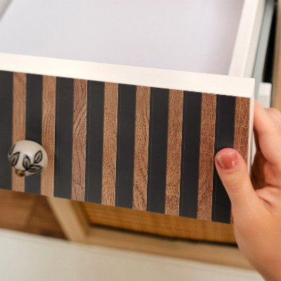 Film adhésif pour meuble Lattes de bois