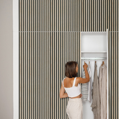 Papier à coller sur meuble Rayures verticales