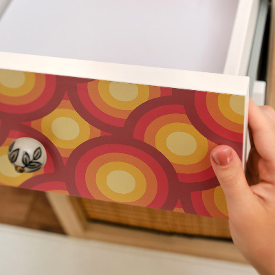Papier adhésif sur meuble Cercles colorés
