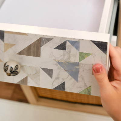 Sticker sur meuble Motif géométrique