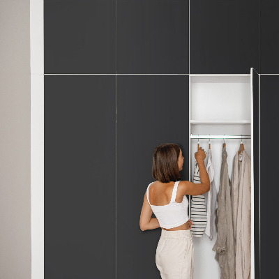 Papier à coller sur meuble Noir