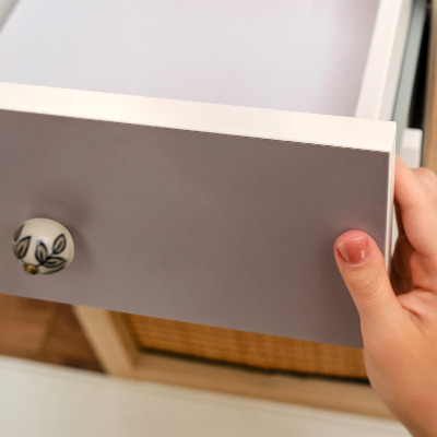 Papier adhésif sur meuble Brun cendré