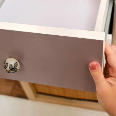 Papier adhésif sur meuble Brun pastel