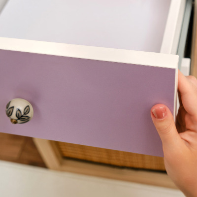 Papier à coller sur meuble Violet clair