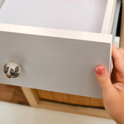 Papier adhésif pour meuble Gris lisse