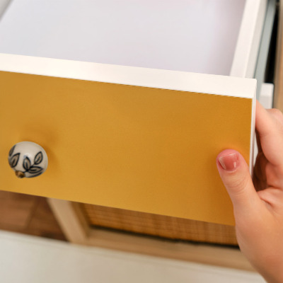 Papier adhésif pour meuble Orange vif