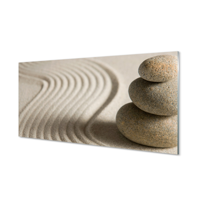 Tableaux sur verre Structure en pierre de sable