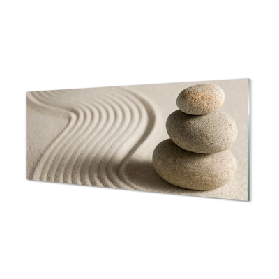 Tableaux sur verre Structure en pierre de sable