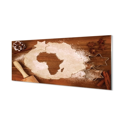 Tableaux sur verre Rouleau de cuisine afrique
