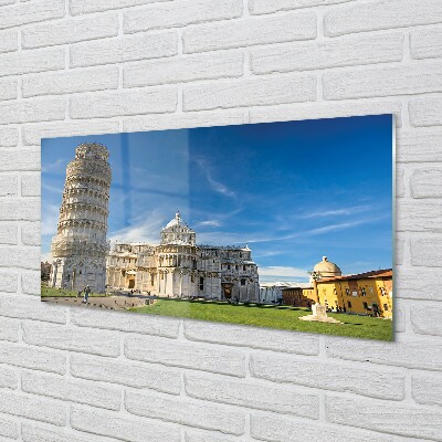 Tableaux sur verre Italie tour de la cathédrale de pise