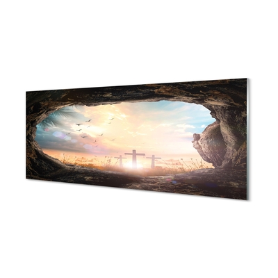 Tableaux sur verre Cave traverse les oiseaux