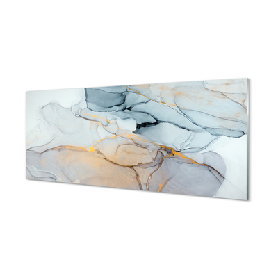 Tableaux sur verre Taches d'abstraction en pierre