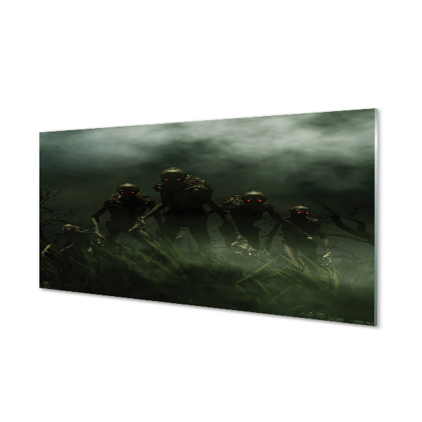 Tableaux sur verre Nuages ​​zombie