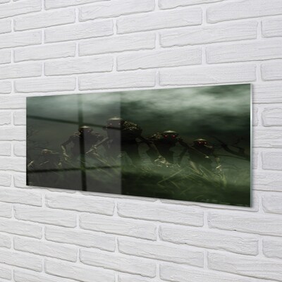 Tableaux sur verre Nuages ​​zombie