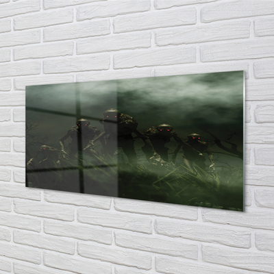 Tableaux sur verre Nuages ​​zombie