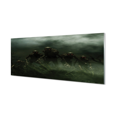 Tableaux sur verre Nuages ​​zombie