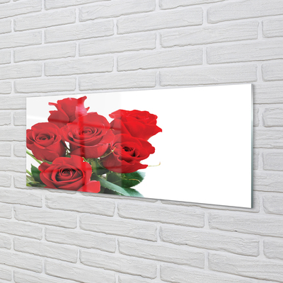 Tableaux sur verre Bouquet de roses