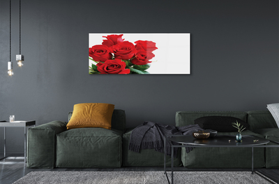 Tableaux sur verre Bouquet de roses