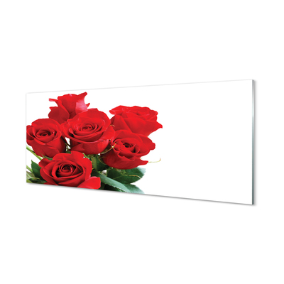 Tableaux sur verre Bouquet de roses