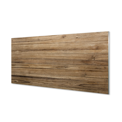 Tableaux sur verre Structure de planche de bois