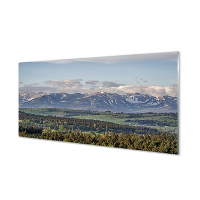 Tableaux sur verre Montagnes