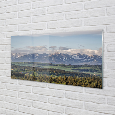 Tableaux sur verre Montagnes