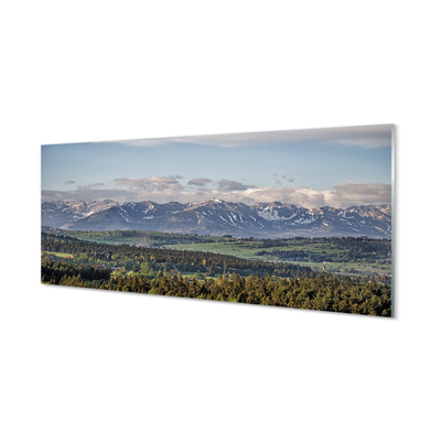 Tableaux sur verre Montagnes