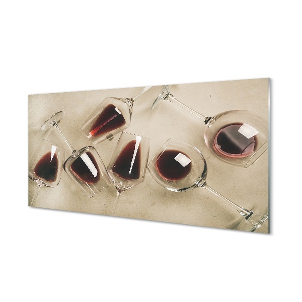 Tableaux sur verre Verres à vin
