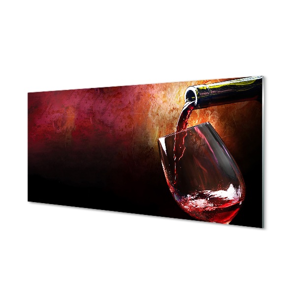 Tableaux sur verre Vin rouge