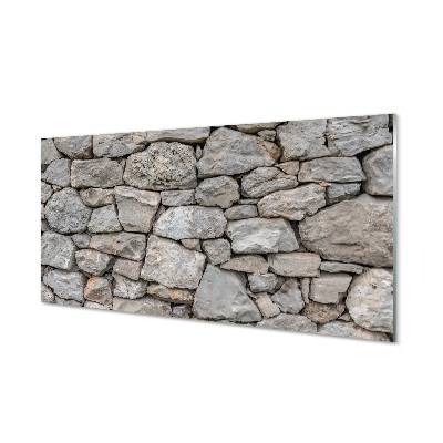 Tableaux sur verre Mur mur de pierre