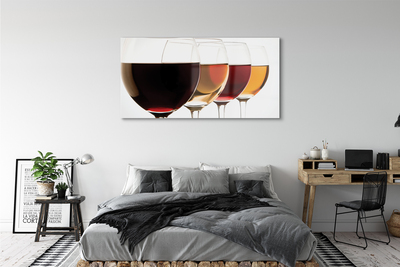 Tableaux sur verre Verres de vin