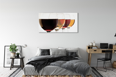 Tableaux sur verre Verres de vin