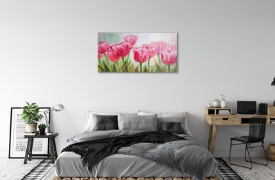 Tableaux sur verre Tulipes images