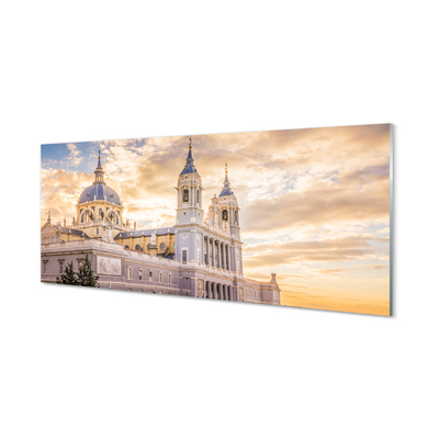 Tableaux sur verre Espagne cathédrale coucher du soleil