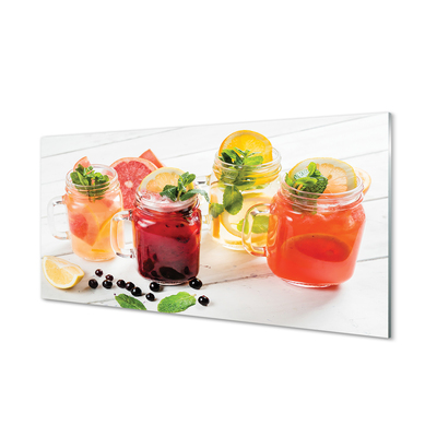 Tableaux sur verre Cocktails aux agrumes