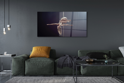 Tableaux sur verre Tuyau de danse femme