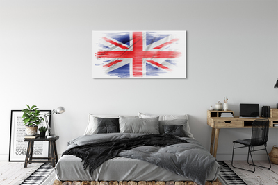 Tableaux sur verre Le drapeau de la grande-bretagne Nagy-Britannia