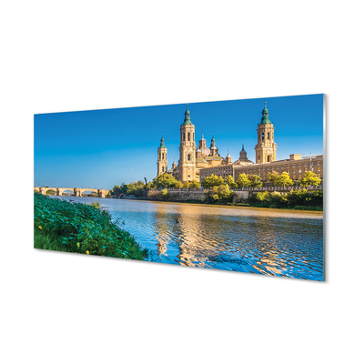 Tableaux sur verre Espagne cathédrale de la rivière