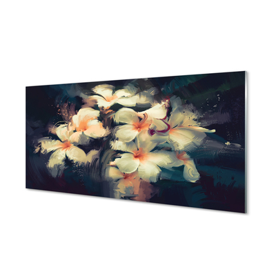 Tableaux sur verre Image de fleurs