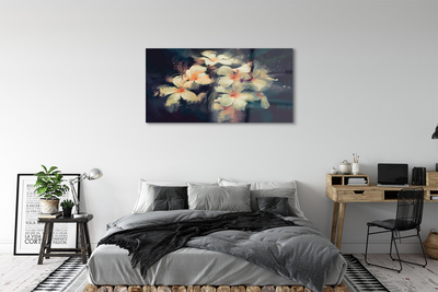 Tableaux sur verre Image de fleurs