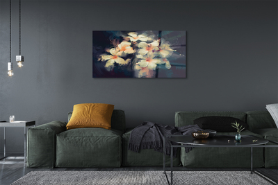 Tableaux sur verre Image de fleurs