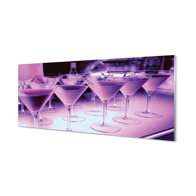 Tableaux sur verre Cocktails dans des verres