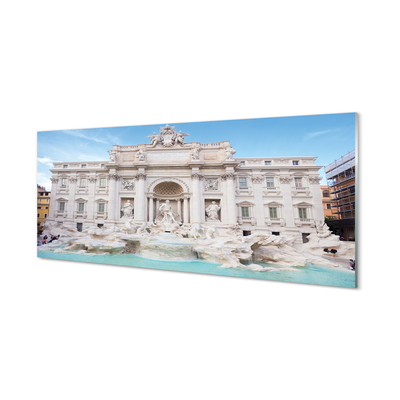 Tableaux sur verre Rome cathédrale fontaine