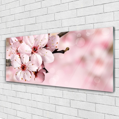 Image sur verre Tableau Fleurs floral rose