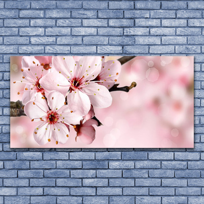 Image sur verre Tableau Fleurs floral rose