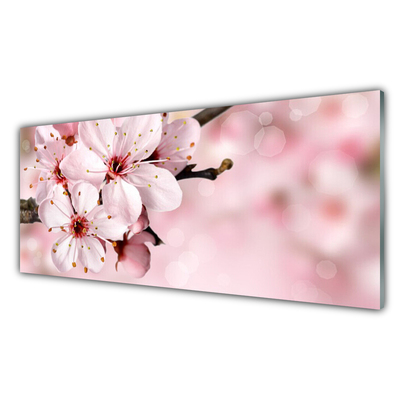 Image sur verre Tableau Fleurs floral rose