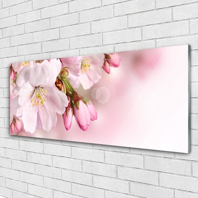 Image sur verre Tableau Fleurs floral rose