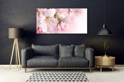 Image sur verre Tableau Fleurs floral rose