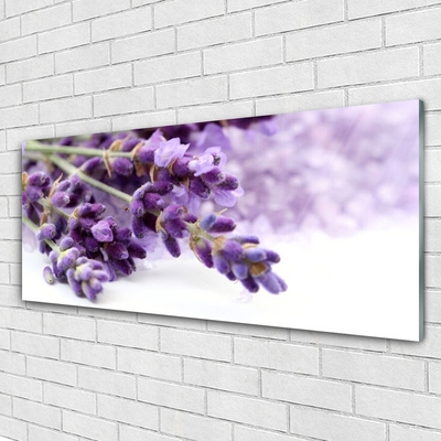 Image sur verre Tableau Fleurs floral violet